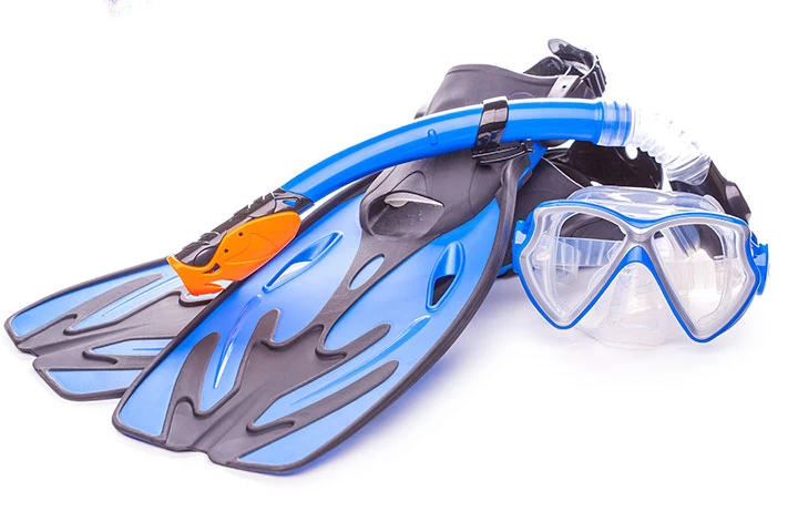 snorkeling and scuba diving fins