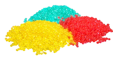 plastic particles